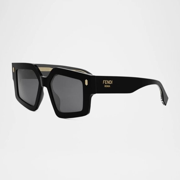 NEW FENDI FE40162F 01A, BLACK WOMEN SUNGLASSES FENDI - Picture 1 of 5